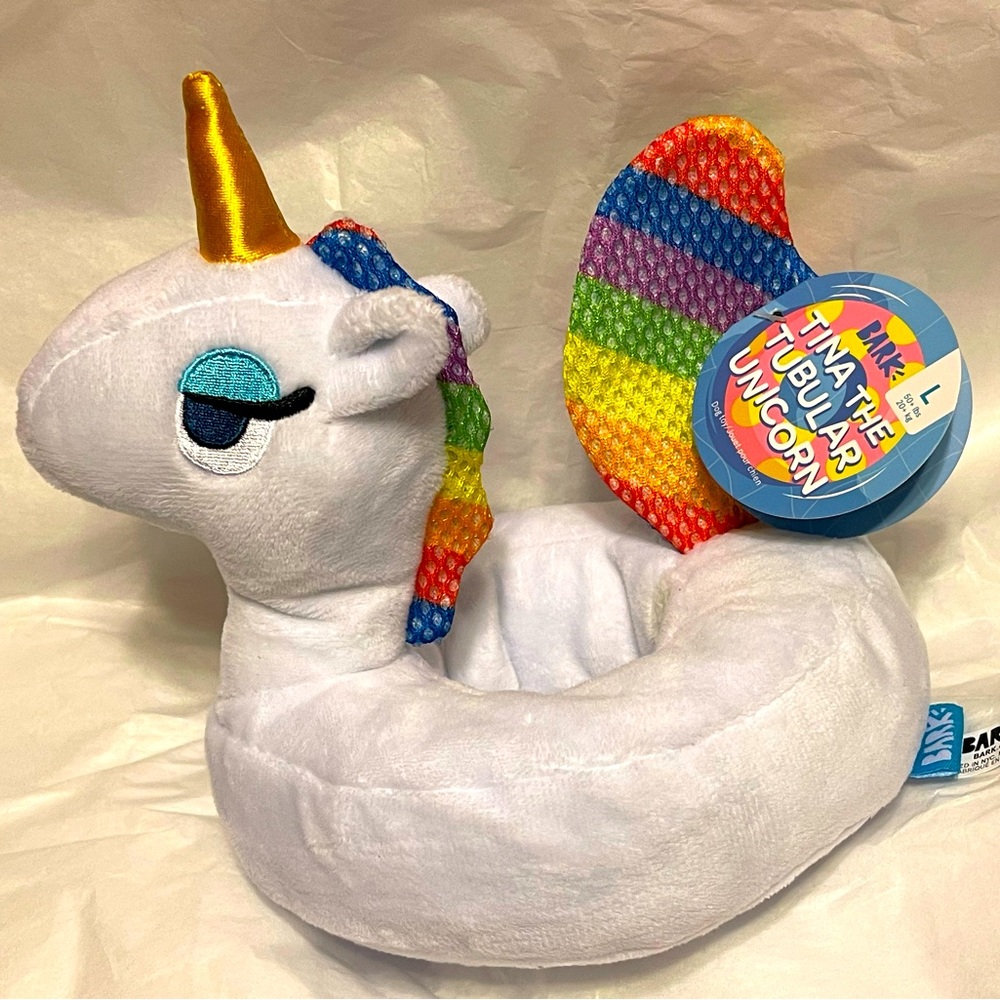 Bark Box Tina The Tubular Unicorn Dog Toy / Large